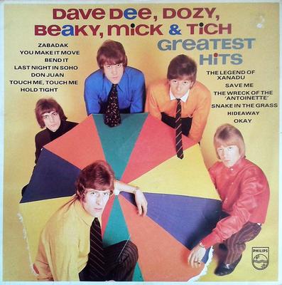 Виниловая пластинка DAVE DEE, DOZY, BEAKY, MICK & TICH - Greatest Hits PRICE61 PHILIPS 1984 UK Рок Б/У