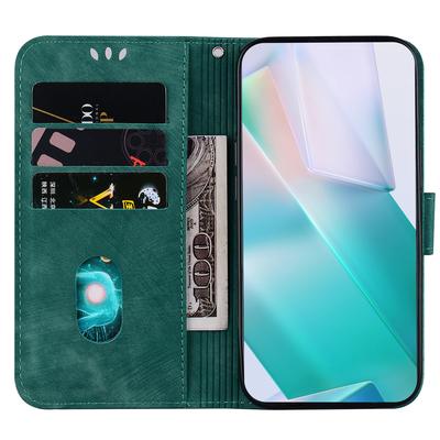 Для Huawei nova 12 Pro 5G/12 Ultra 5G Чехол-кошелек Кожаный чехол для телефона с тиснением Маленький тигр