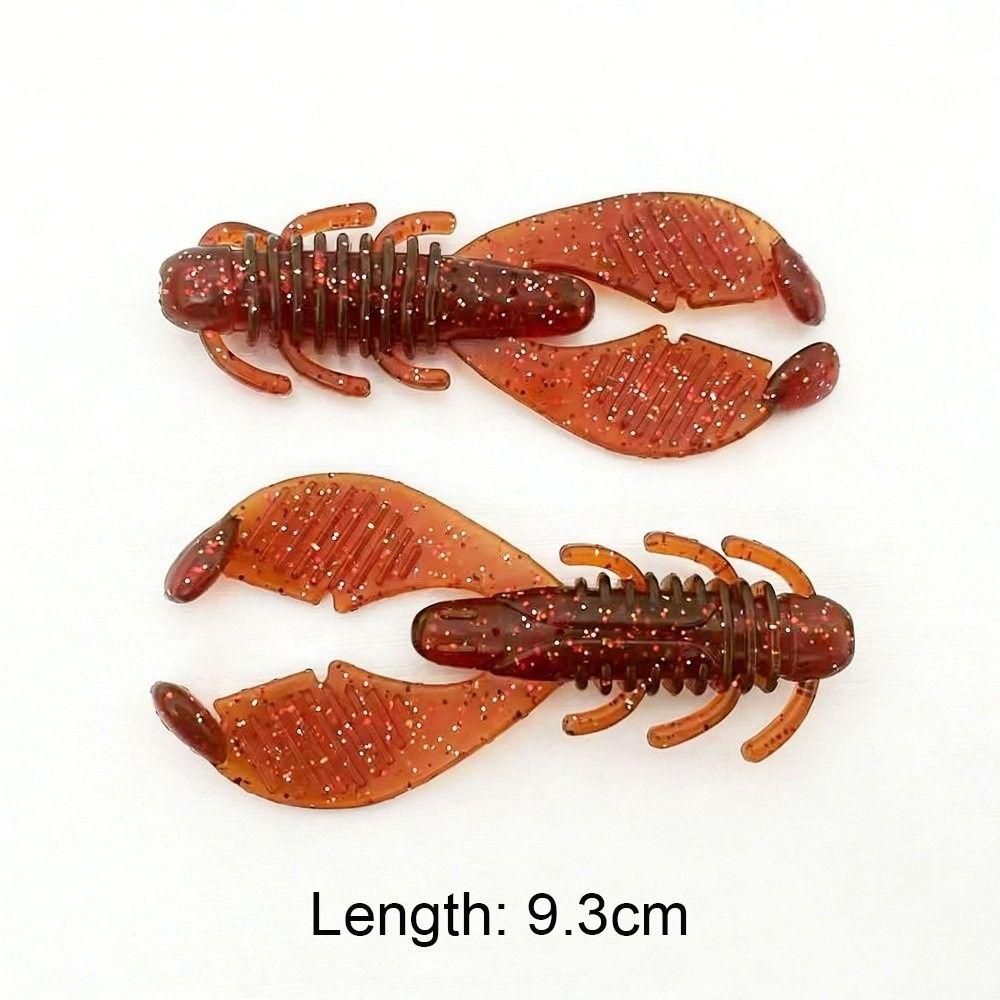 3pcs Obstacle Shrimp Soft Fake Bait LifeLike Realistic Fishing Bait Creative Fishing Soft Lures