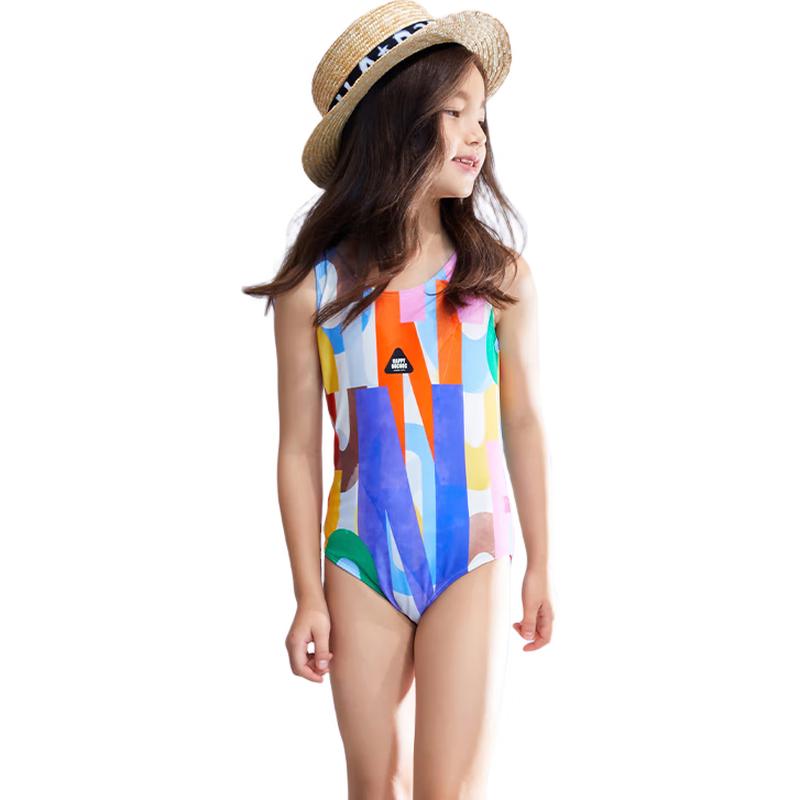Счастливый детский солнцезащитный слитный купальник Nocnoc