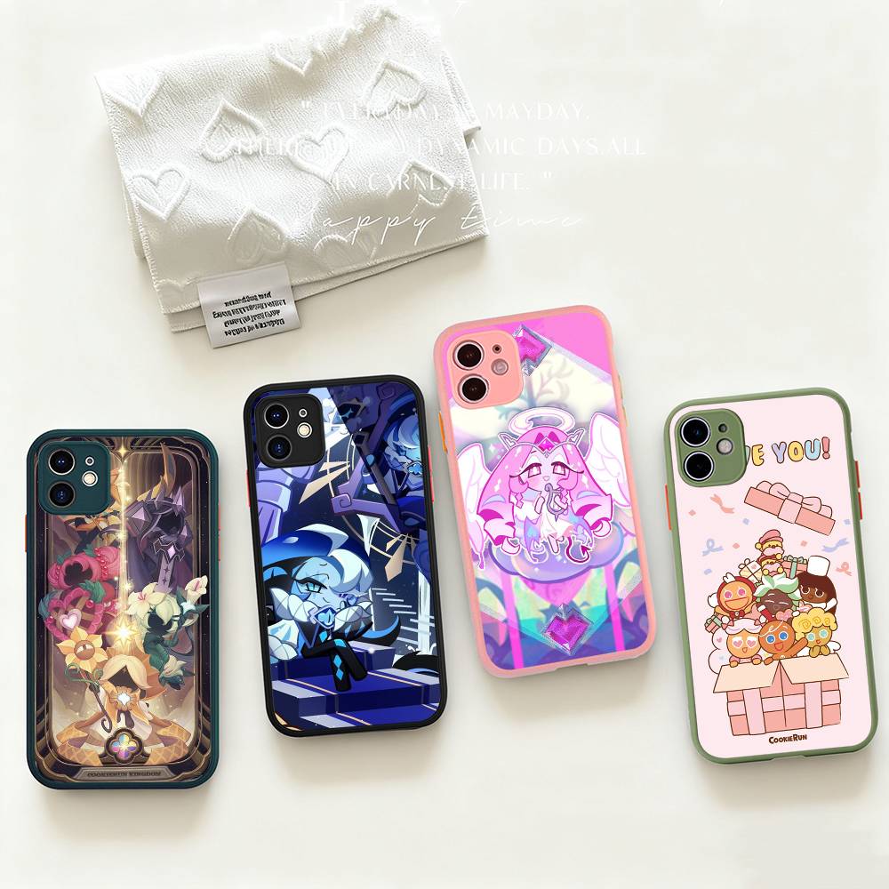 Чехол для телефона для мобильной игры C-Cookie Run Kingdom Для iPhone 16 15 14 13 12 11 Pro Max 7 8 6 6s Plus Матовый чехол