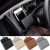 Car Phone Holder Mount Air Vent Hanging Storage Box Car Mobile Phone Bag PU Leather Glasses Organizer Bag Support in Home