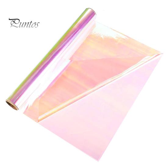 1 рулон яркой радужной пленки, красивая декоративная, практичная, безопасная, устойчивая к разрыву, устойчивая к разрыву упаковочная бумага для цветов