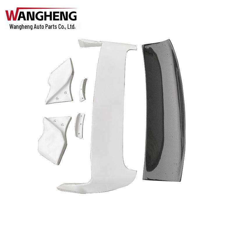 Subaru Impreza STI Карбоновый задний спойлер Varis и двухслойное крыло-диффузор