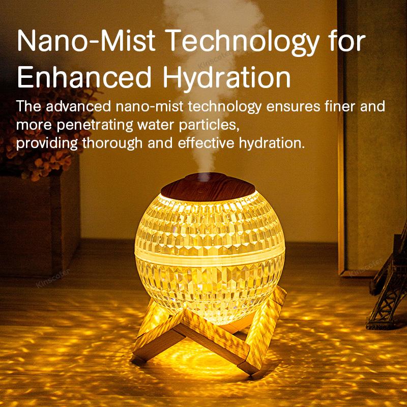 Увлажнитель воздуха Shining Planet 350 мл Usb Ультразвуковой увлажнитель воздуха для домашнего рабочего стола Аромадиффузор Портативный Mister Праздничный подарок