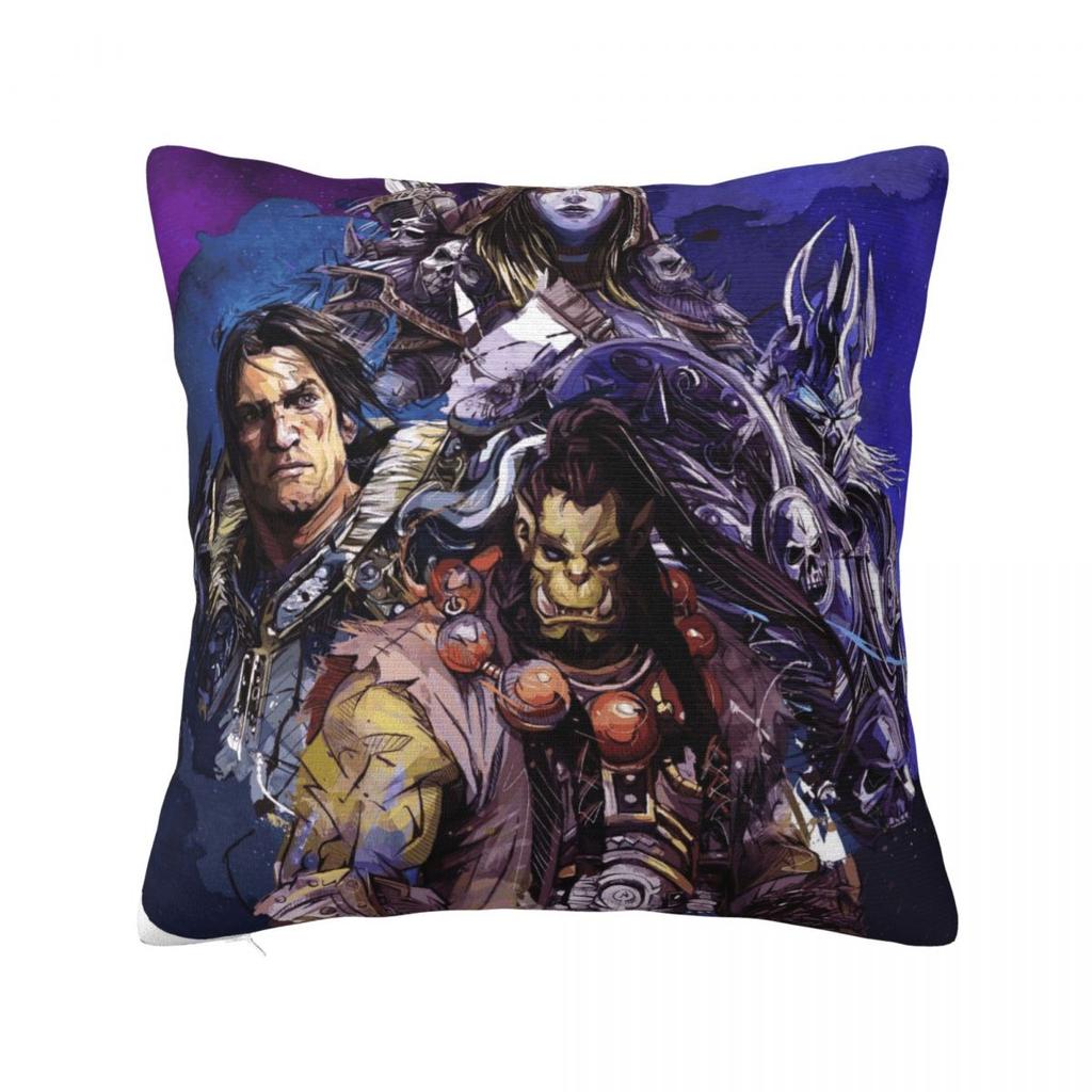 Pillow Cover World Of Warcraft Printed Cushion Cover Fashion Pillow Case For Living Room Chair Pillowcases
