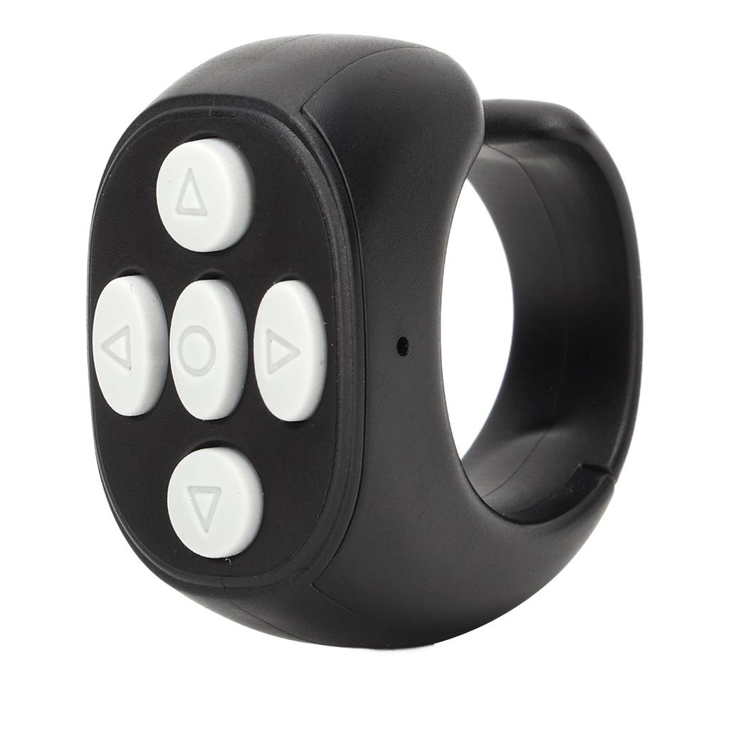 Bluetooth 5.3 Ring Remote Control Page Turner Cell Phone Camera Shutter Selfie Remote for Video