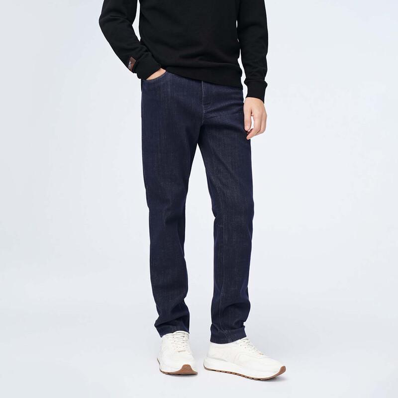 Мужские джинсы прямого кроя GIOVANNI VALENTINO с начесом