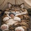 Плюшевый спальный мешок-конверт для взрослых, спальный мешок-животное (собака, обезьяна), домашний, для путешествий, кемпинга, для холодной погоды, мужской, женский, плюшевый животный коврик для сна