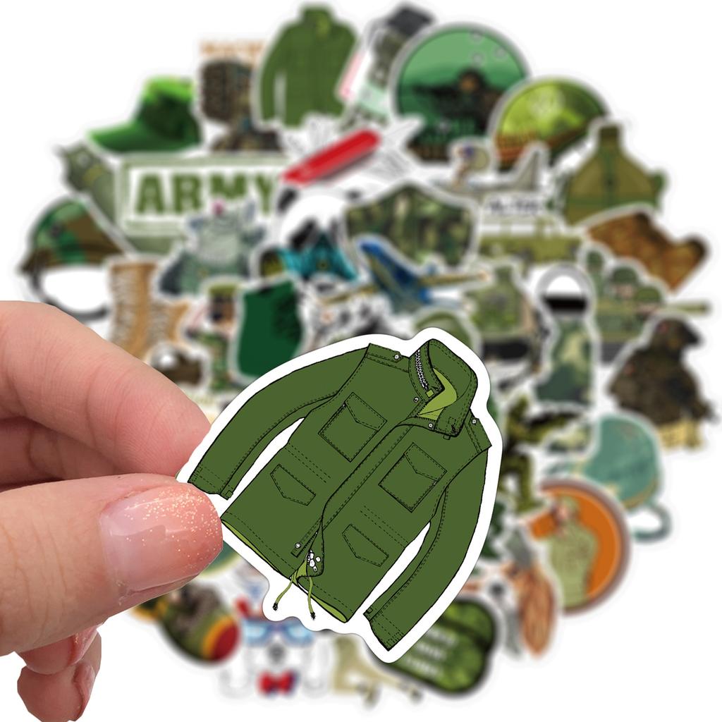 50 Military Power Graffiti Stickers Suitcase Motorcycle Trolley Case Notebook Waterproof Stickers
