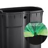 SONGMICS Kitchen Rubbish Bin, 30 L Pedal Bin with Plastic Inner Bucket, Lid, Soft Close, Odour Control, Smoky Grey