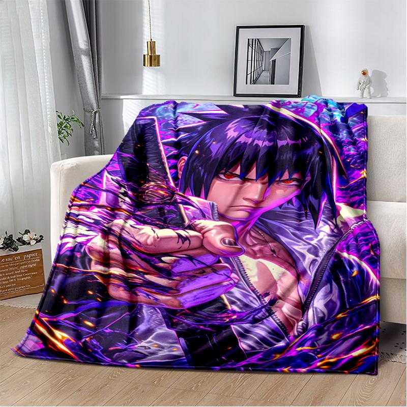 3D N-Наруто Мультфильм Аниме И-Итачи Фланелевое Одеяло Мягкое Теплое Плед для Спальни Гостиной Кровати Путешествий Кемпинга Пикника Ребенка