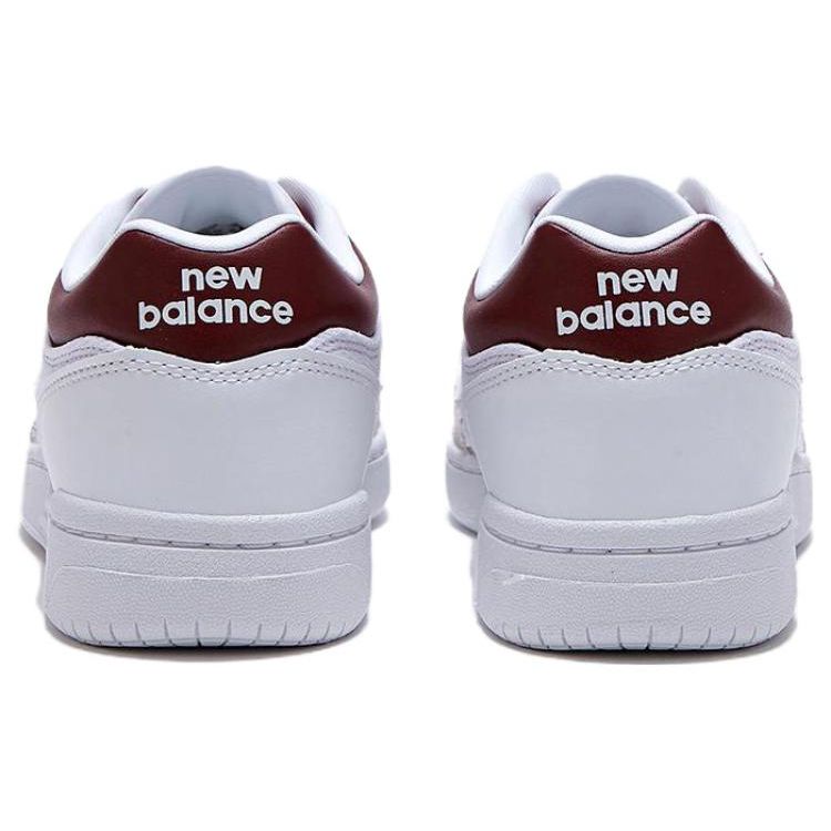 New Balance 480 White Classic Crimson Unisex Sneakers BB480LKB