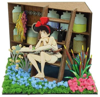 Sankei Миниатюра студии Ghibli Служба доставки Кики Лавка трав ведьмы Бумажная модель MP07-121