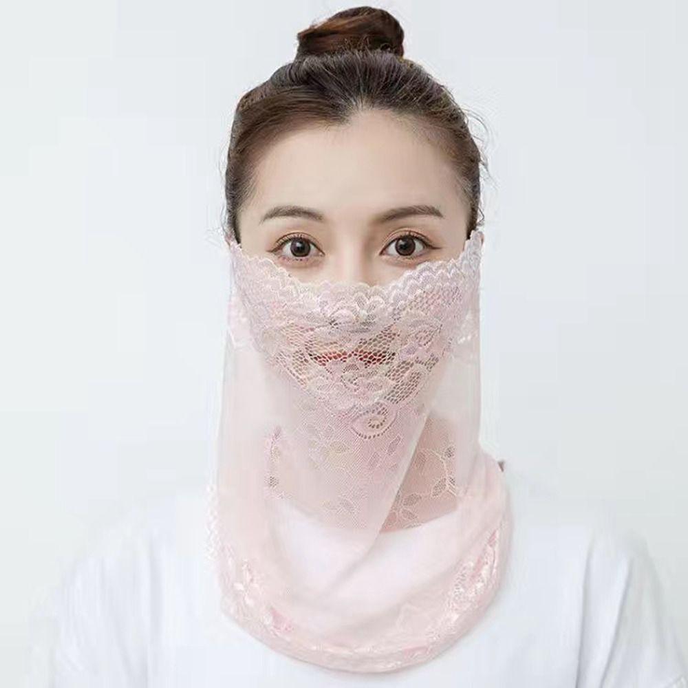 Comfortable Sunscreen Face Scarf Anti-UV Ear Headband Scarf New Neck Mask Summer