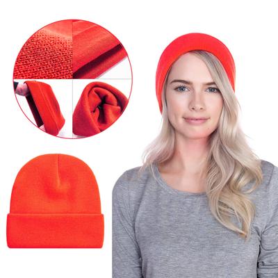 Мужская и женская кепка с манжетами, мягкие зимние вязаные шапки с напуском, рыбацкая шапка унисекс Daliy