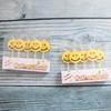 New Korean Ins Birthday Candles 5 Yellow Smiley Face Cartoon Cute Creative Party Decoration Candles