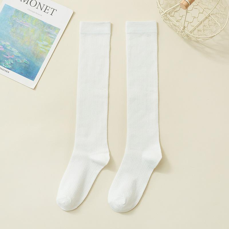 Summer Thin and Slimming Calf Socks for Women, Light and Breathable Calf Student Socks, Spring and Summer Long Socks