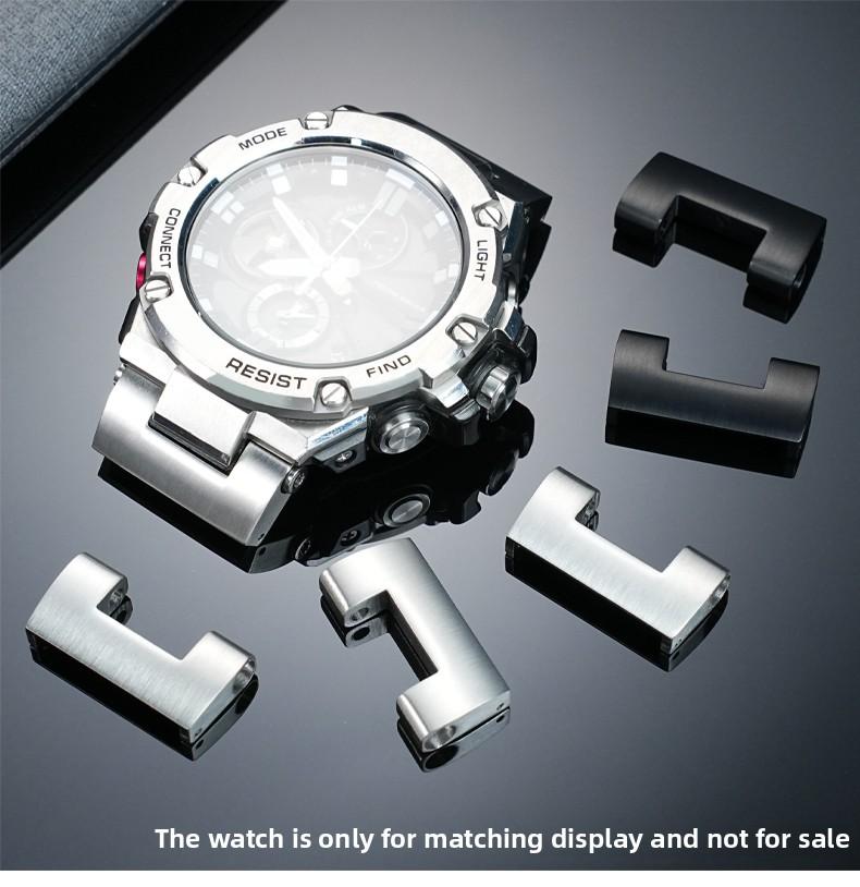 Для Casio g-shock Casio gst-b100 gst-b210 GST-w300 gst-s100 s110 W300/400G адаптеры для ремешка из нержавеющей стали Металлические аксессуары