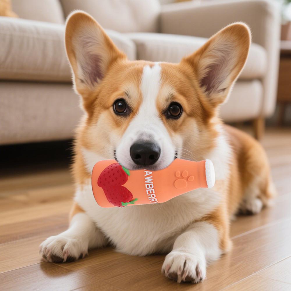 Latex Grating Dog Toy for Teeth Cleaning, Self-playing To Relieve Boredom, Durable Pet Supplies for Dogs