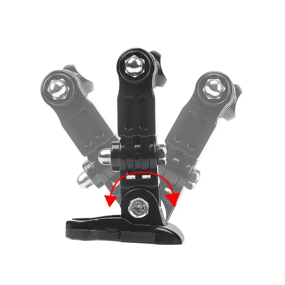 Three-Way Adjustable Pivot Arm Extension Mount For GoPro Hero 12 11 10 9 8 7 Insta360 X4 X3 DJI Osmo Action 4 Camera Accessories