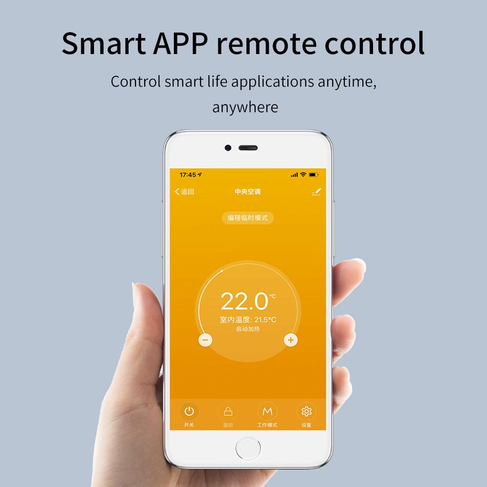 Tuya Smart WiFi Thermostat 16A Warm Electric Floor Electric Heating Temperature Controller Work With Alexa Google Alice