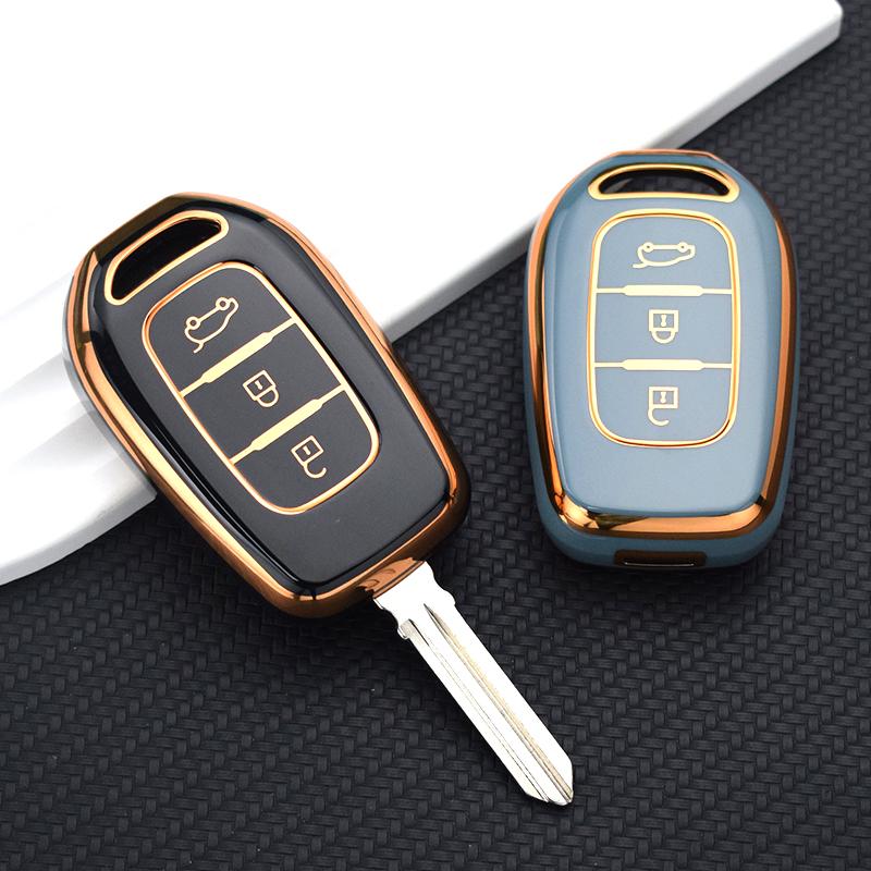3 Buttons TPU Remote Car Key Cover Case Shell Fob For Renault Kwid Trafic Symbol For Dacia Sandero Logan Duster 2016 2017 2018 Accessories