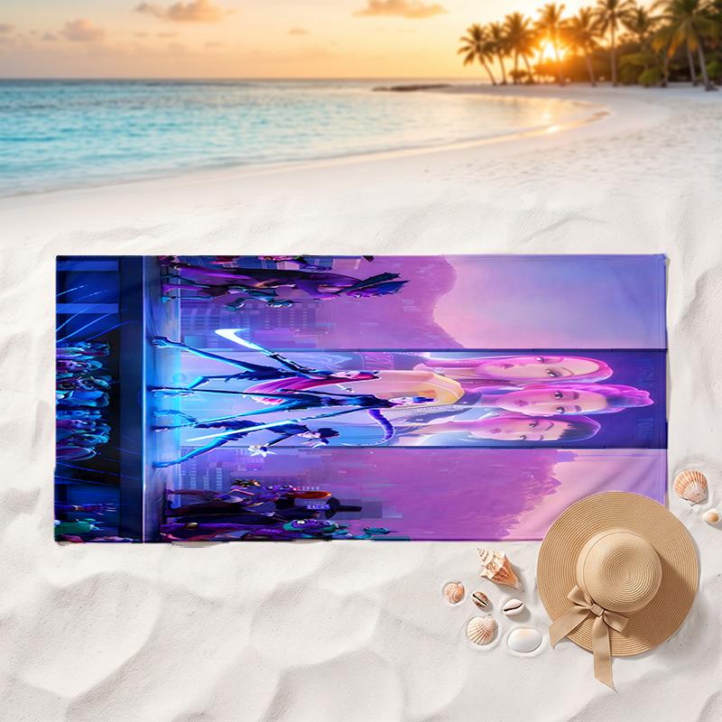 Group Soft and comfortable beach towel perfect for vacations and poolside use an ideal gift for summer holidays