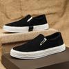 Classic Canvas Men's Summer Thin Breathable Casual Flat Platform Shoes Linen Sneakers Men Loafers Shoes Driving Shoes