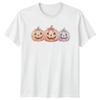 Cute Pumpkin Trio TShirt Halloween Autumn Gift For Him And Her