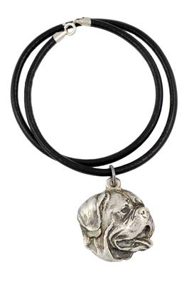 Dogue De Bordeaux, French Mastiff, Bordeauxdog I – Necklace with Dog, Silver-plated Pendant for Dog Fan |