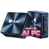 Мини-ПК Core Ultra 5 115U AI AMD Ryzen DDR5 16 ГБ 16 ТБ SSD игровой мини одновременный WiFi BT Win11 мини маленький для удаленного ИИ ПК, (со встроенным ПК/NPU),