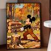 Disney 5D diamond painting set DIY handmade diamond painting art production Mickey chopping wood decorative painting