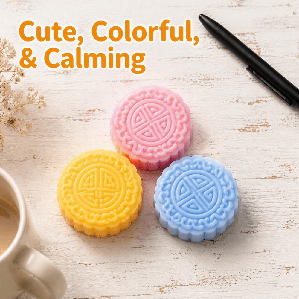 Creative Mooncakes Squishy Toy Super Soft Slow Rebound Fidget Toy Home Decoration