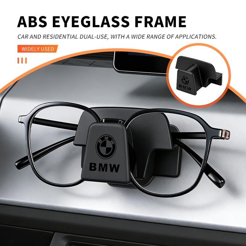 DUHQ3 Car Seat ABS Self-Adhesive Glasses Holder Sunglasses Storage Accessories For BMW X1 X3 E39 E46 E30 E36 E87 E60 E90 F26 G02 E70