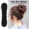 2/3Pcs Women Hair Bun Maker Sponge Faux Pearls Decor Bun Former Styling Sponge Hair Bun Shaping Tool