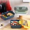 Портативная коробка для завтрака Bento с отсеками, герметичный микроволновый безопасный контейнер для обеда с многоразовым