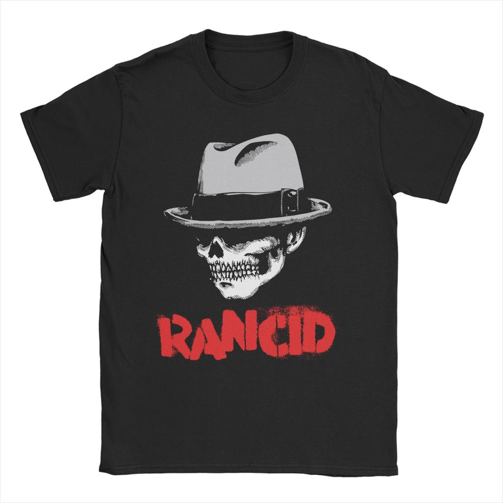 Rancid All Members Music T-Shirt Unisex Women Casual Pure Cotton Tee Shirt Round Collar Short Sleeve T Shirts Gift Idea Tops