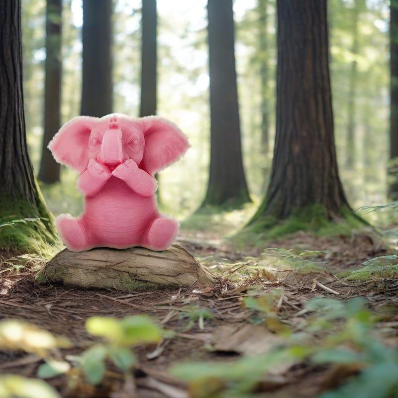 3D Elephant Silicone Candle Mold Cute Animal Aromatherapy Plaster Resin Soap Making Tool DIY Handmade Home Decoration Art