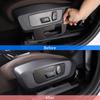 For BMW X1 U11 2023-2026 ABS Car Seat Adjustment Button Frame Base Panel Sticker Trim Protection Cover Car Accessories