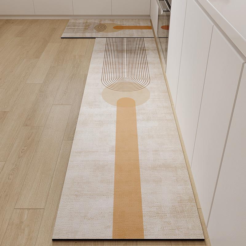 Коврики для кухни Wabi-Sabi Square: Впитывающие, нескользящие, мягкие, износостойкие, простые в уходе коврики из диатомовой грязи