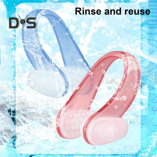 Плавающий зажим для носа, мягкий силиконовый, для занятий водными видами спорта, нескользящий, водонепроницаемый, для дайвинга, душа, подводного плавания, серфинга, зажим для носа для всех возрастов