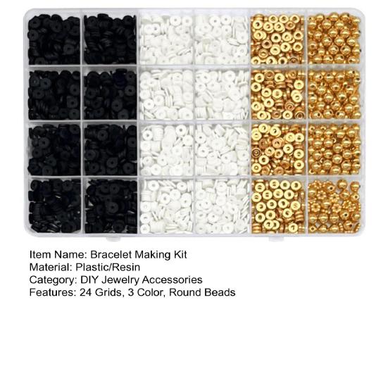 24 сетки из бисера, набор для изготовления браслетов, креативный DIY ремесло, браслет дружбы для девочек, ожерелье, комплект для изготовления ювелирных изделий для взрослых и детей