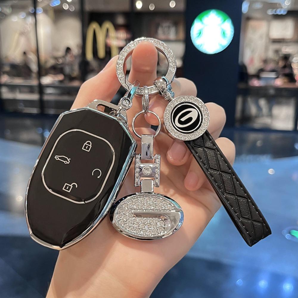 Полностью защитный алюминиевый сплав Чехол для ключа для GAC Trumpchi M8 Master Shadow Panther E9 Shadow Cool GS3 Shadow Speed