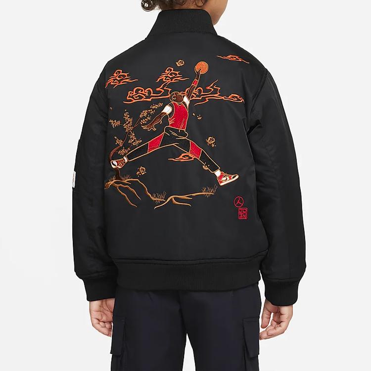 Jordan Удобная универсальная модная куртка для детей, черная DX0099-010