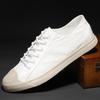 Summer New Men's Breathable Canvas Shoes Retro Classic Versatile Soft Comfortable Low Top Baoda
