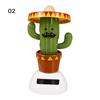 Кактус, автоматически качающийся, солнечный цветок, растение, украшения для салона автомобиля, фигурки танцующих кукол, миниатюрные украшения для автомобиля, украшения для дома