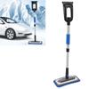 Car Snow Scraper, Aluminium Alloy Snow Brush With Detachable Ice Scraper Portable Winter Snow Remover For Cars & SUVs