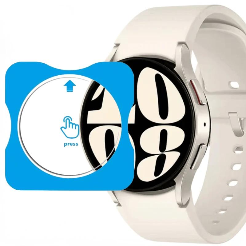 Закаленное Стекло Быстрое Наклеивание Для Samsung Galaxy Watch 8/7/6/5/4 40мм 44мм Ultra 47мм Защитная Пленка На Экран Часы 8 Classic