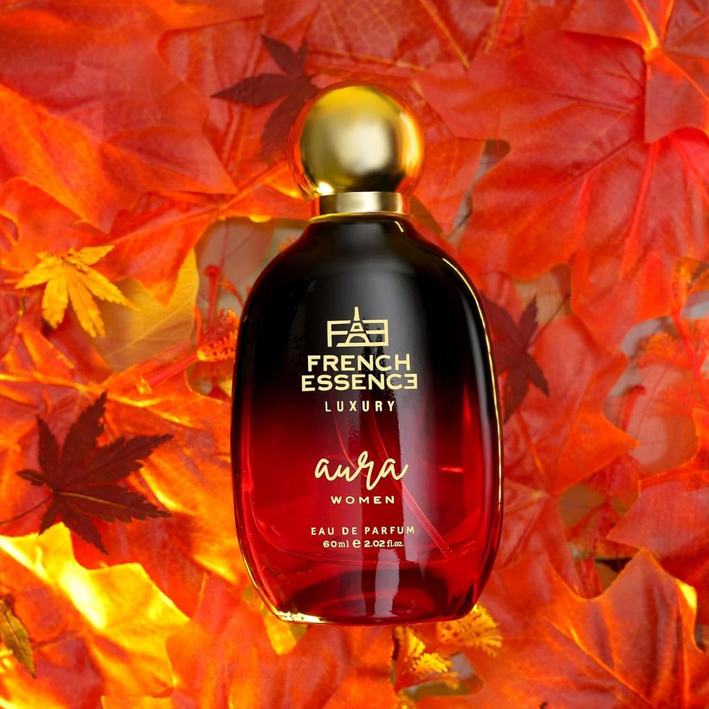 French Essence Eau De Parfum Для женщин, 60 мл | Роскошные духи премиум-класса | Стойкий аромат | Подарок жене и подруге девушки (Аура)